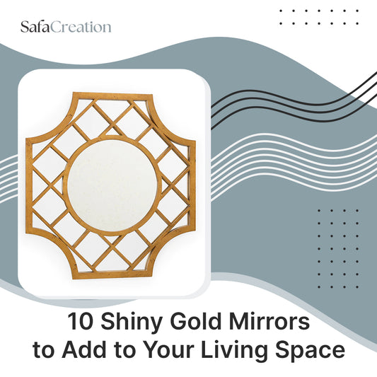 10 Shiny Gold Mirrors to Add to Your Living Space
